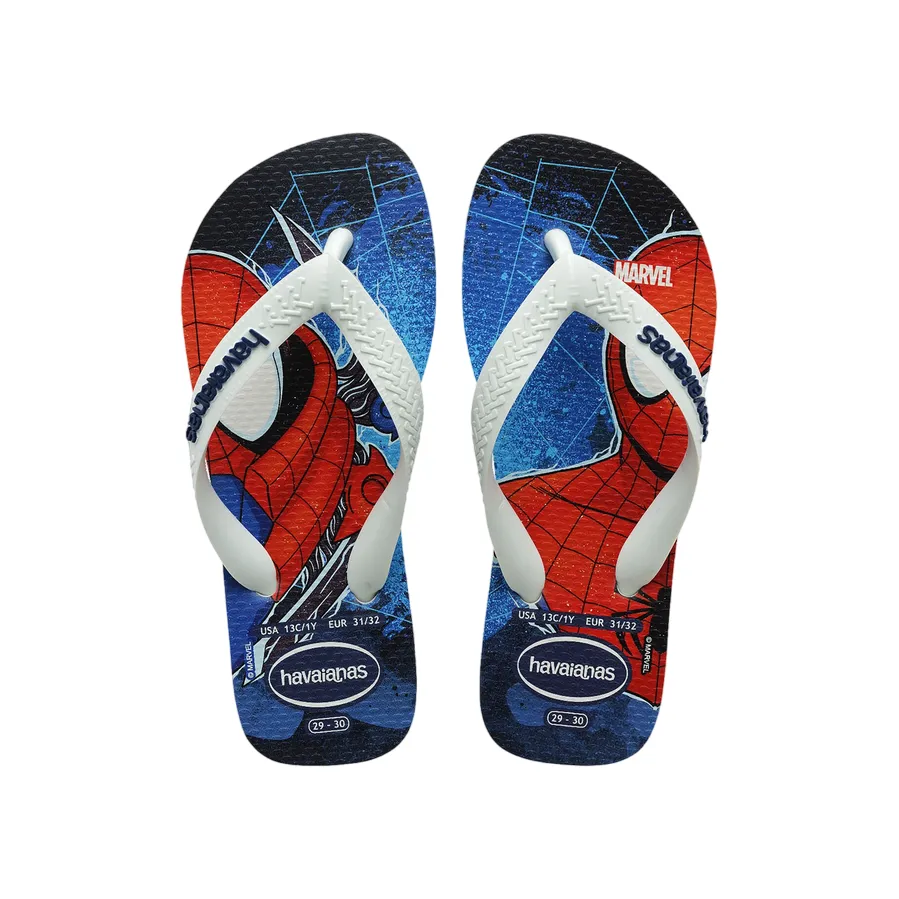 Havaianas children's flip flops Top Marvel II 4148300-0198 white
