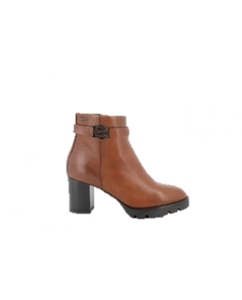 IGI&CO 2693122 tronchetto stivaletti tacco pelle donna marrone