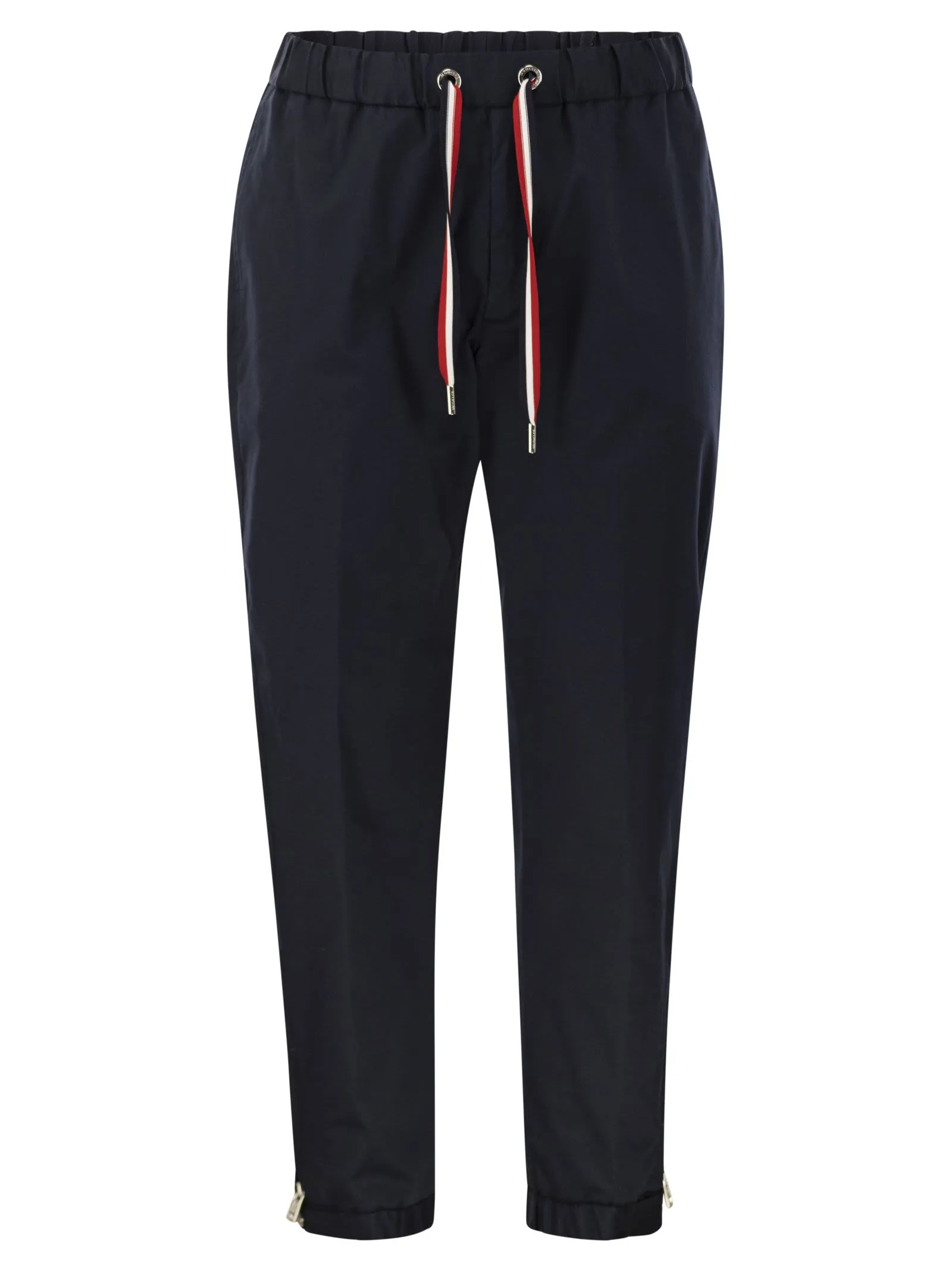 Joggers in gabardine