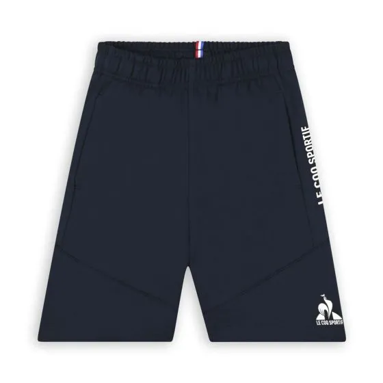 Le Coq Sportif ESS Short Regular N°1 Enfant Dress Blues - Bermuda Bambino Neri    