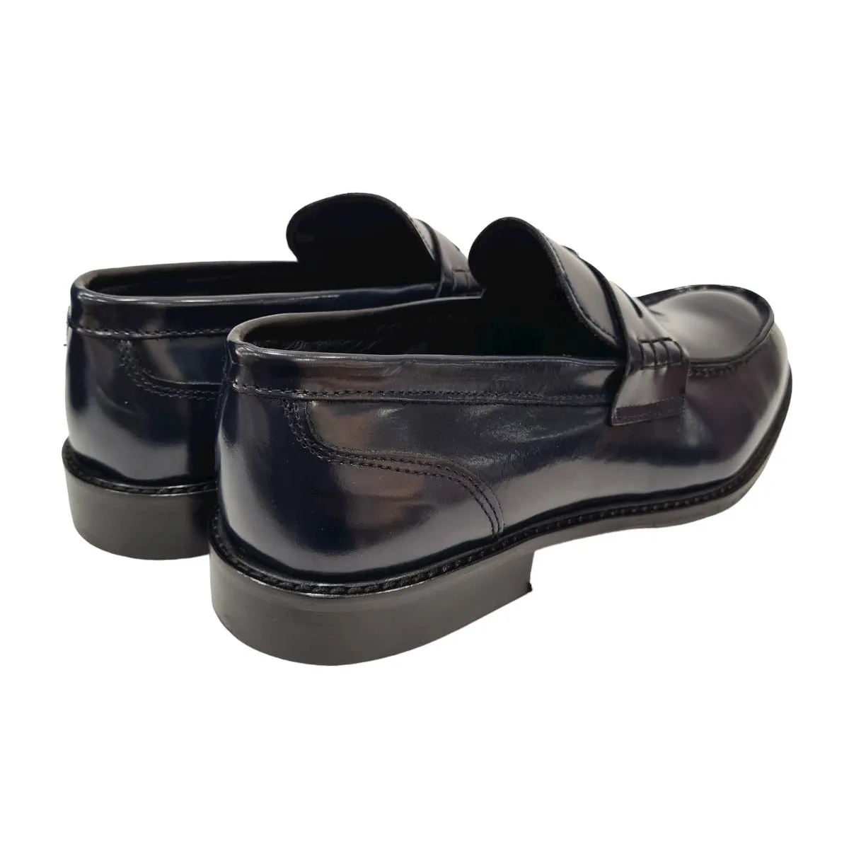 Les Poemes Mocassino Uomo  Blue art.14