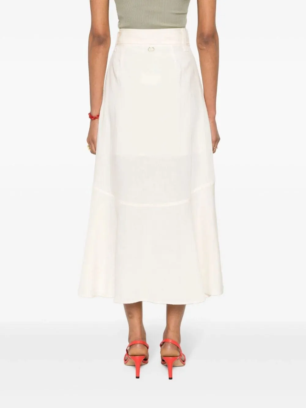 Long Skirt With Belt