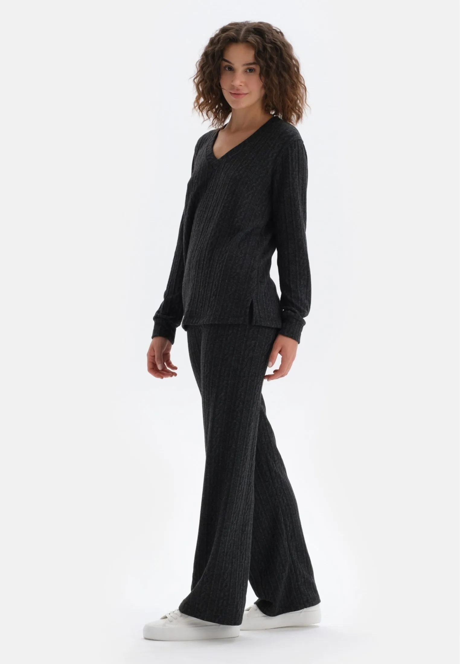 LONG SLEEVE V-NECK REGULAR  - Maglione