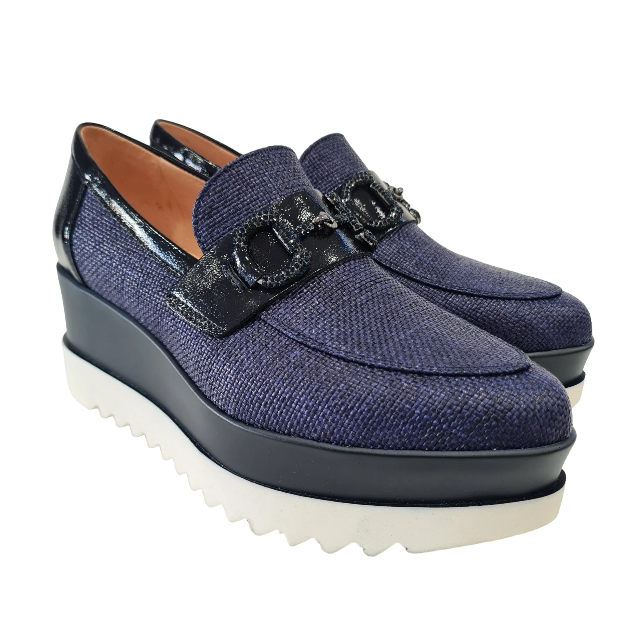 Lorenzo Mari Mocassino Donna Blu rif.792