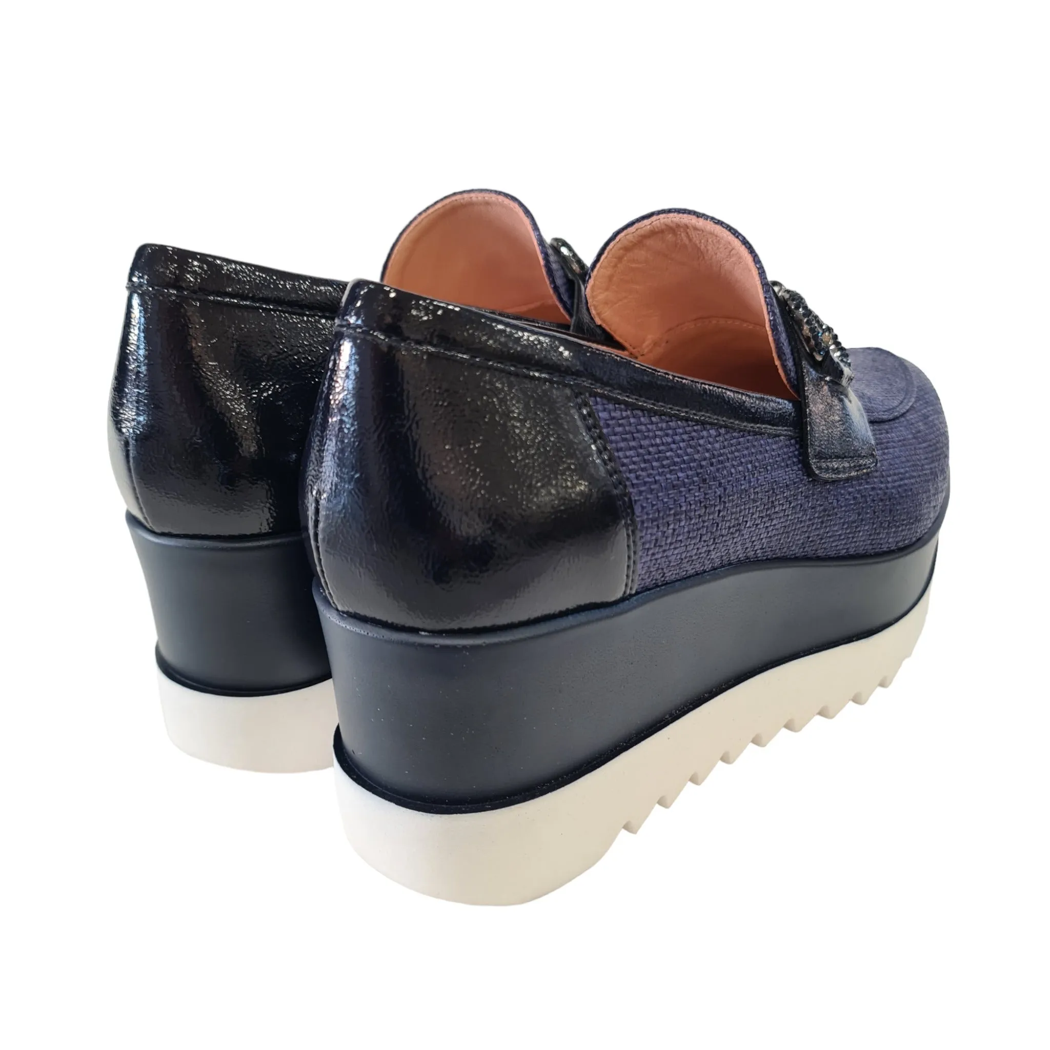 Lorenzo Mari Mocassino Donna Blu rif.792