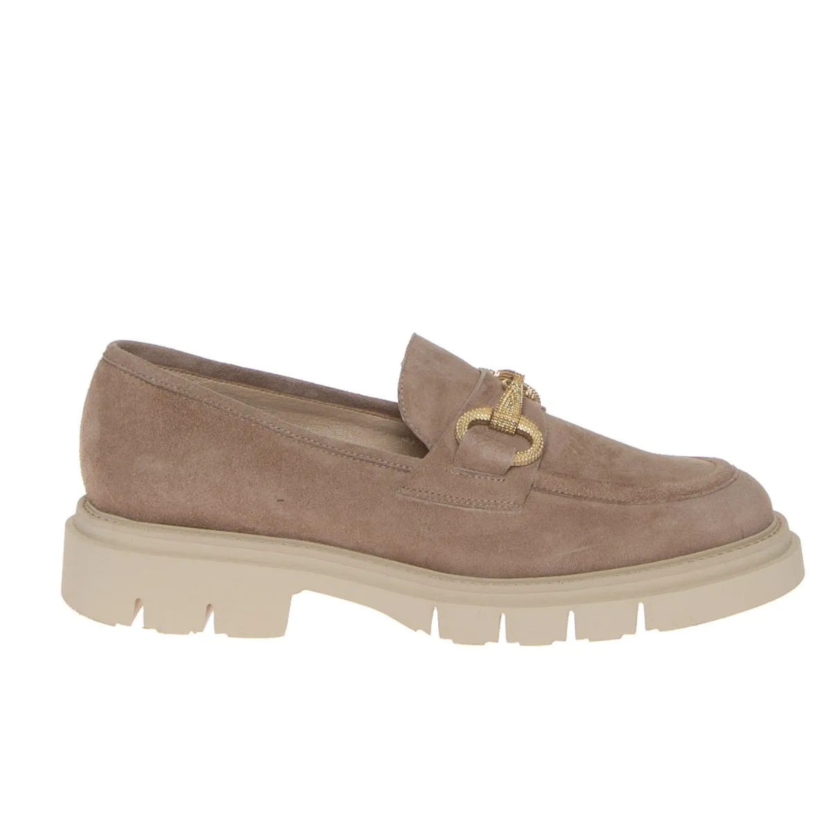 LUCA GROSSI H904M MOCASSINO COMBACT NABUCK BEIGE  