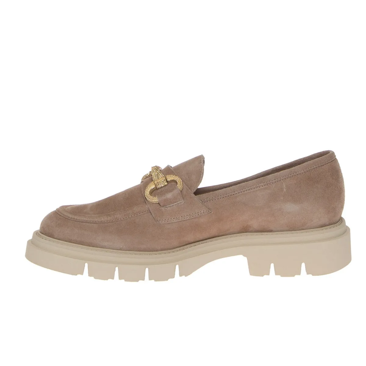 LUCA GROSSI H904M MOCASSINO COMBACT NABUCK BEIGE  