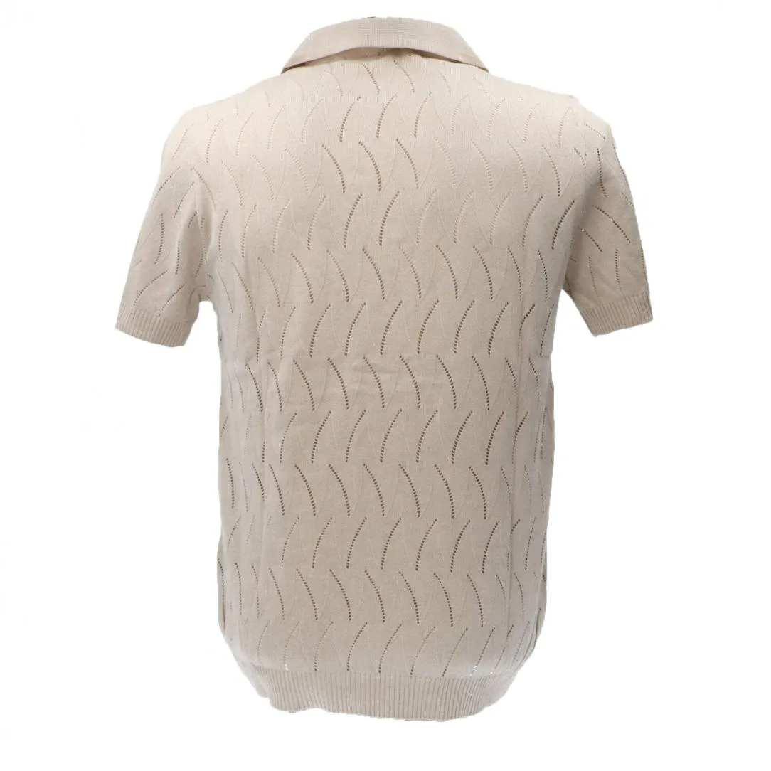 MAGLIA COLLO POLO DERBY M43 Beige