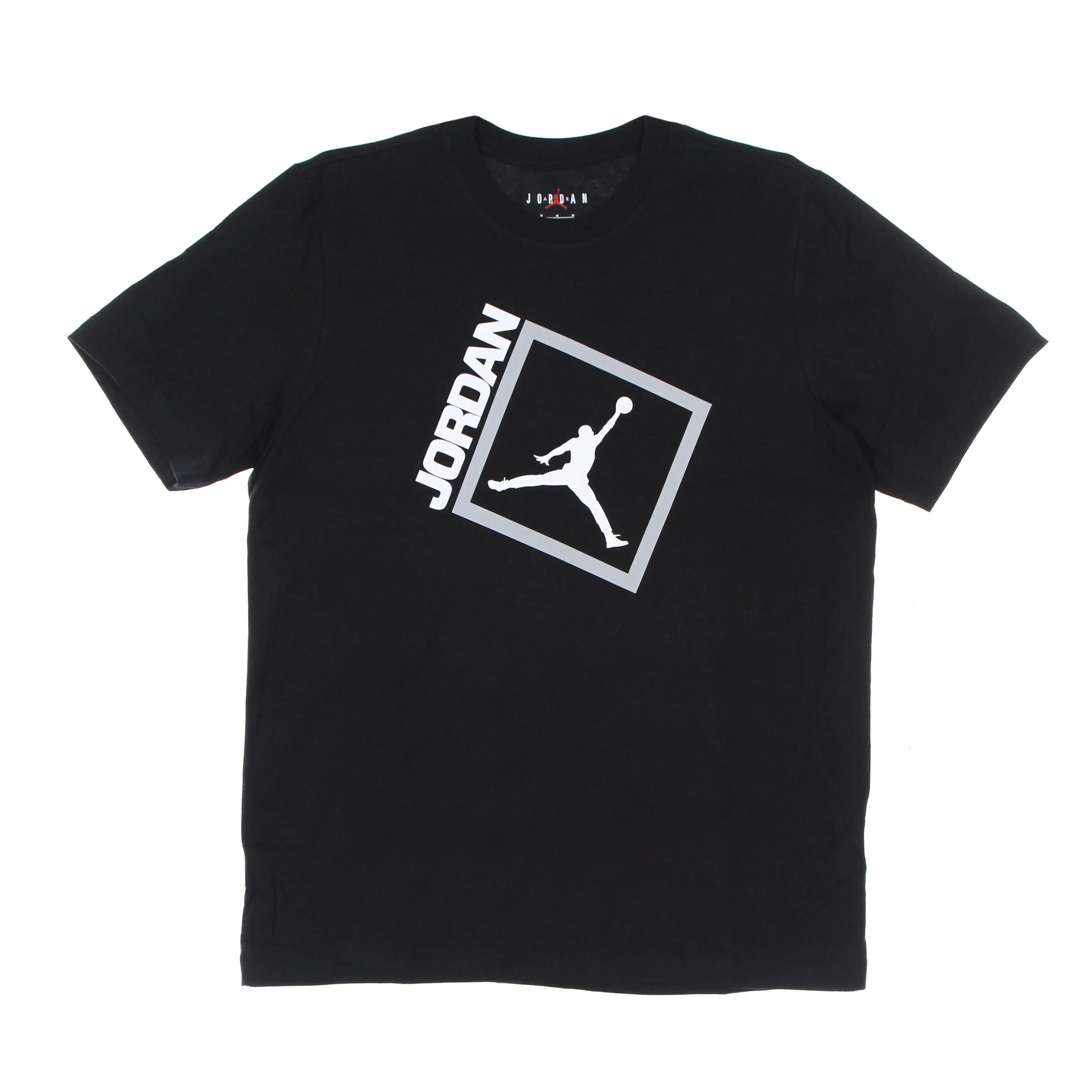 Maglietta Uomo Jumpman Box Short-sleeve Tee Crew Black/white