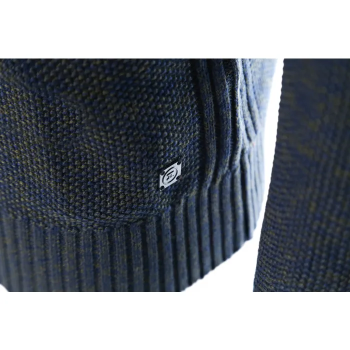 Maglione con bottoni Twinlife Blu Scuro