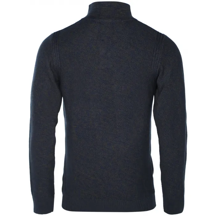 Maglione con bottoni Twinlife Blu Scuro