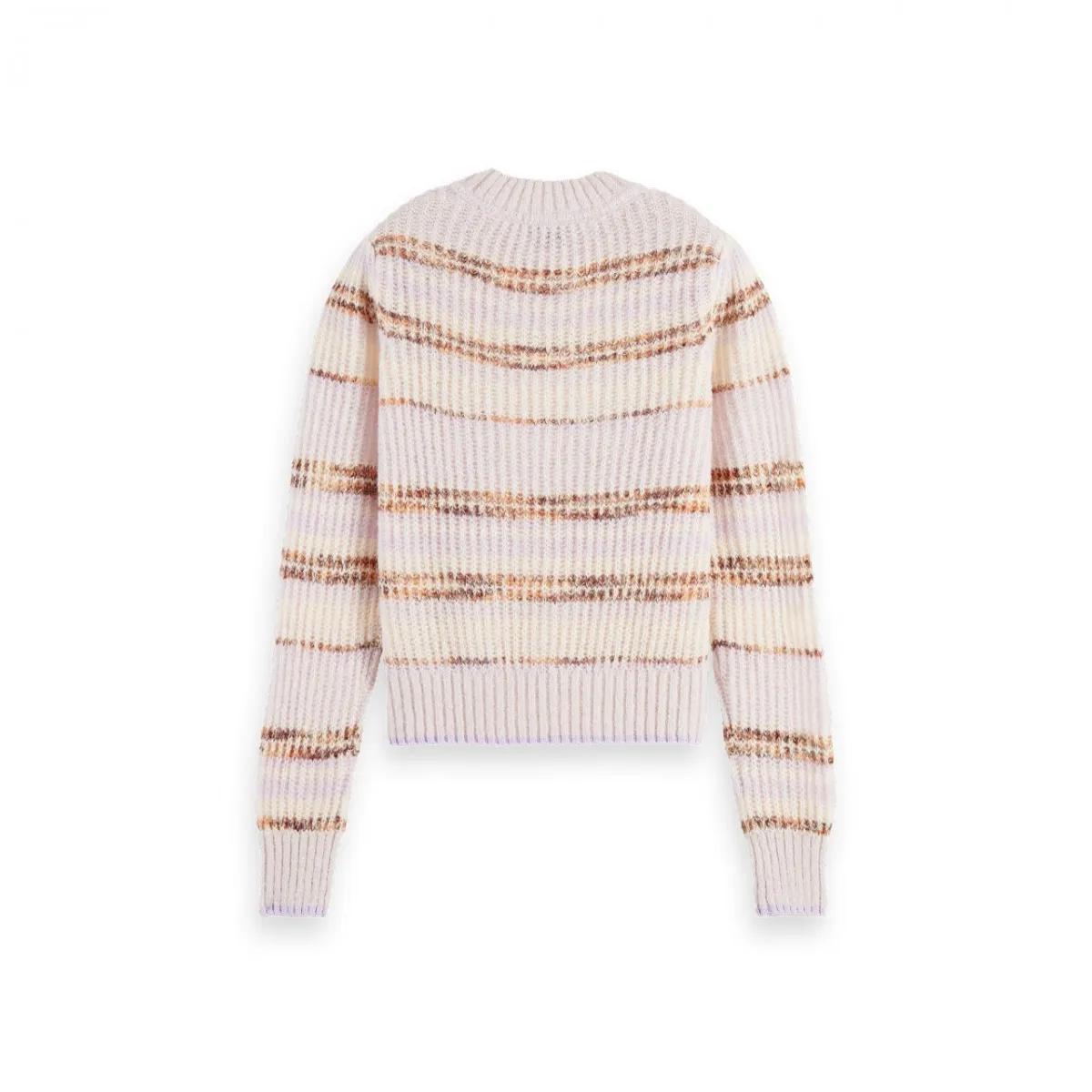 Maglione Con Maniche A Sbuffo, Viola