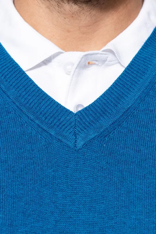 Maglione con scollo a V premium
