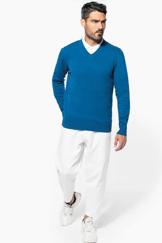 Maglione con scollo a V premium