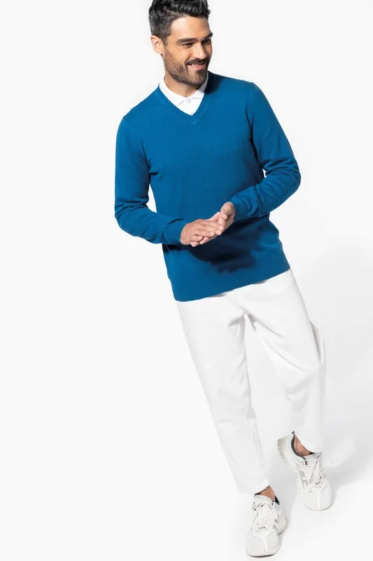 Maglione con scollo a V premium