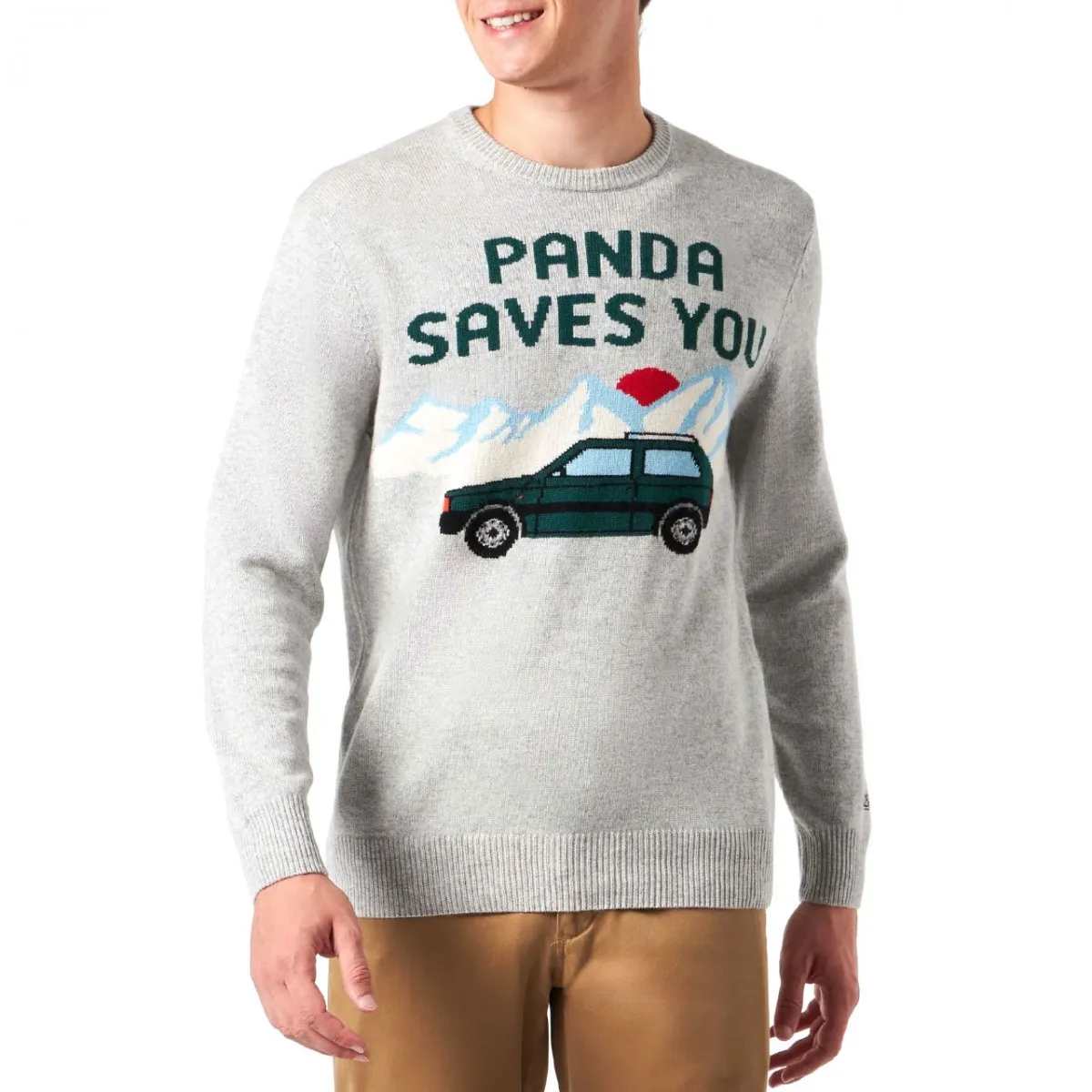 Maglione Heron Con Stampa Panda Save