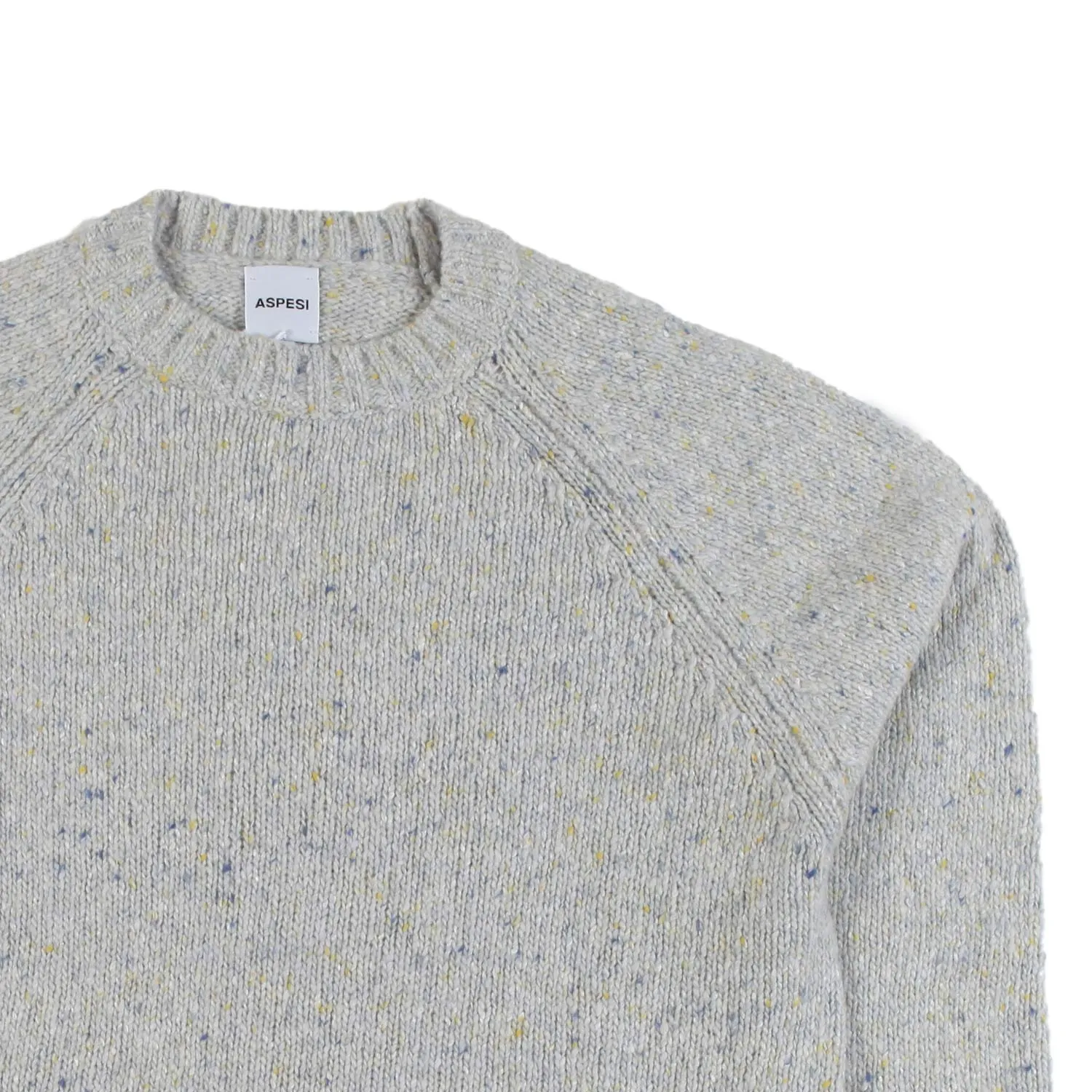 Maglione Unisex Aspesi Grigio Chiaro Melange
