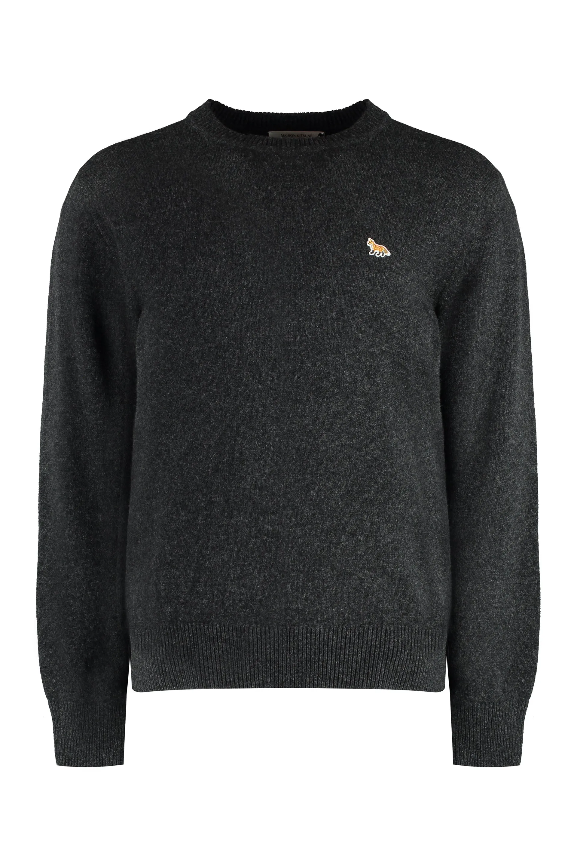 Maison Kitsuné Maglione girocollo in lana