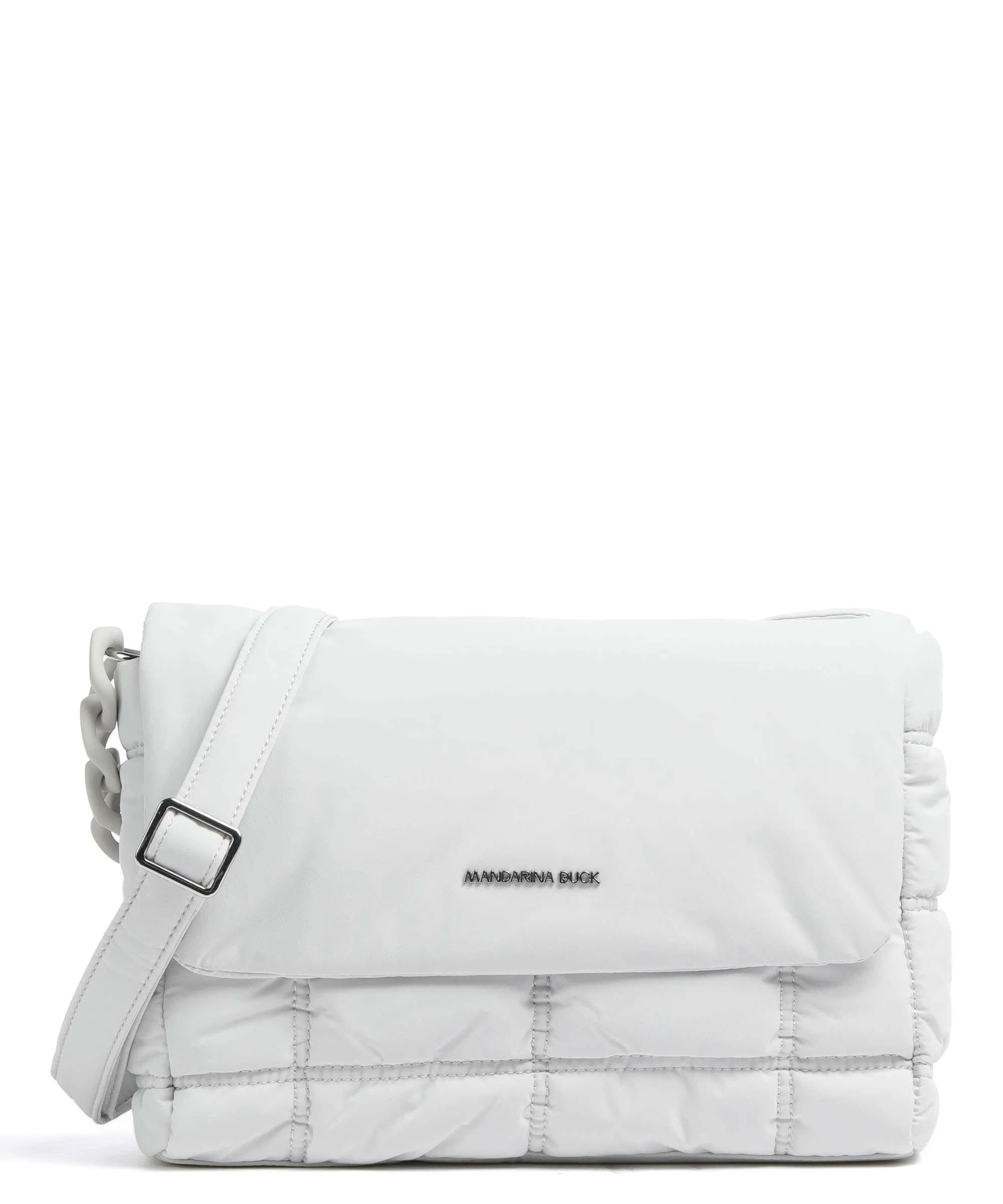  Mandarina Duck Pillow Dream Borsa a spalla nylon grigio chiaro  