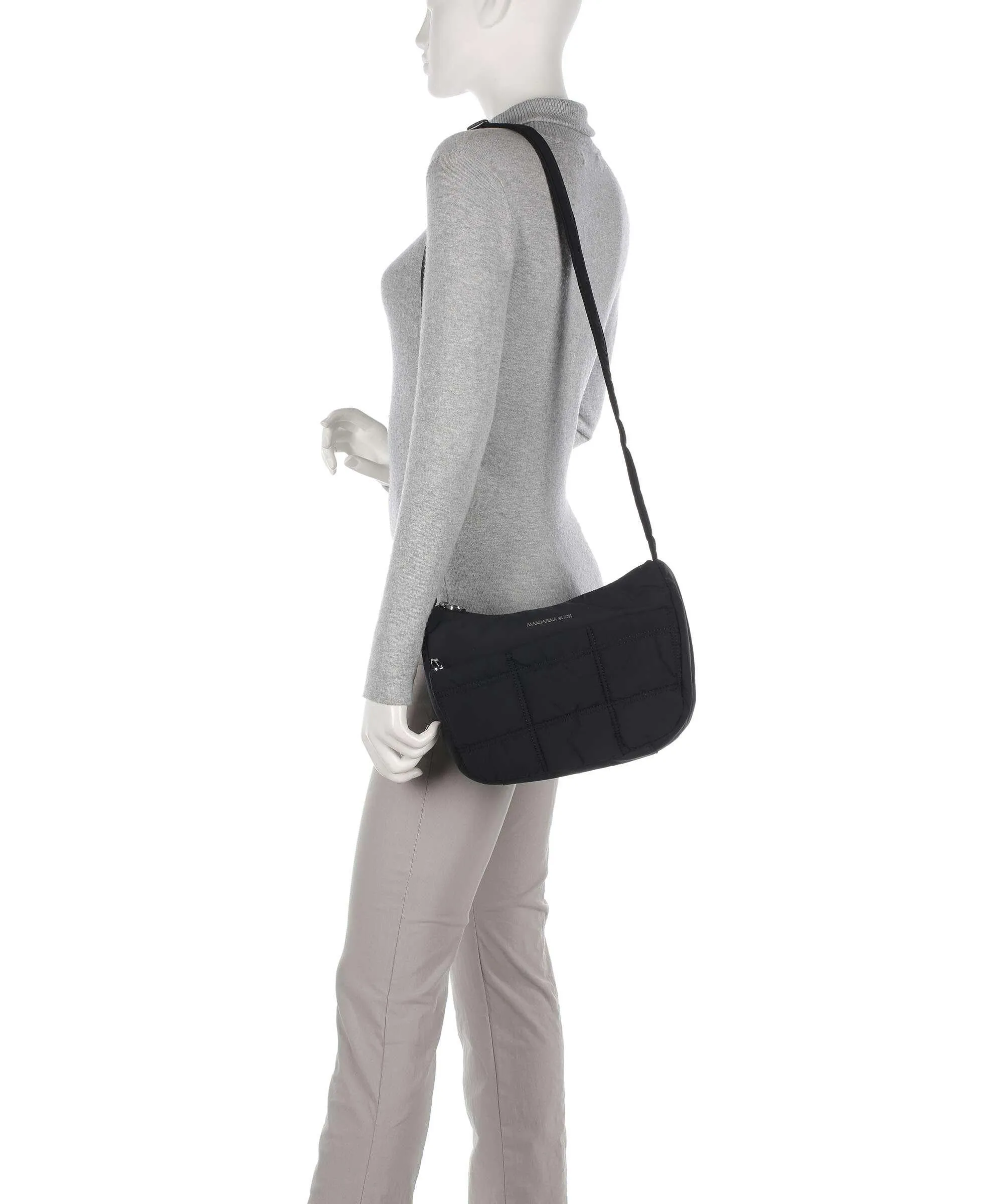  Mandarina Duck Pillow Dream Borsa a spalla nylon nero  