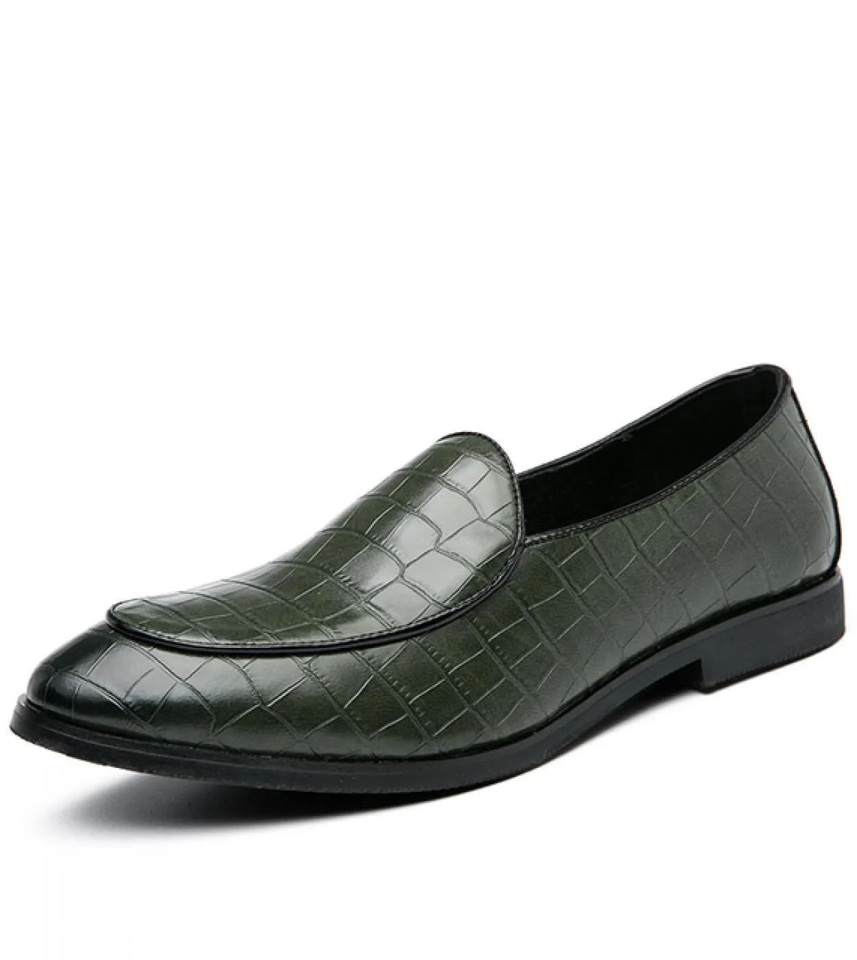 Mocassini neri da uomo Scarpe in pelle Slip On Uomo S Punta a punta Scarpe da uomo rosse da lavoro di lusso Mocassini da esterno