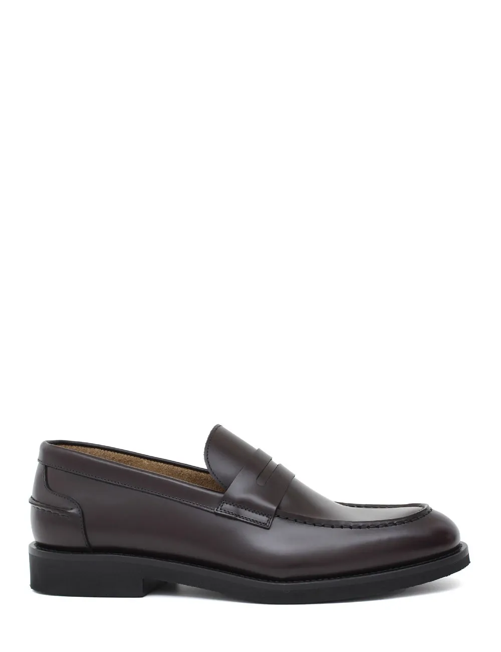 Mocassino in pelle bordeaux chelsea