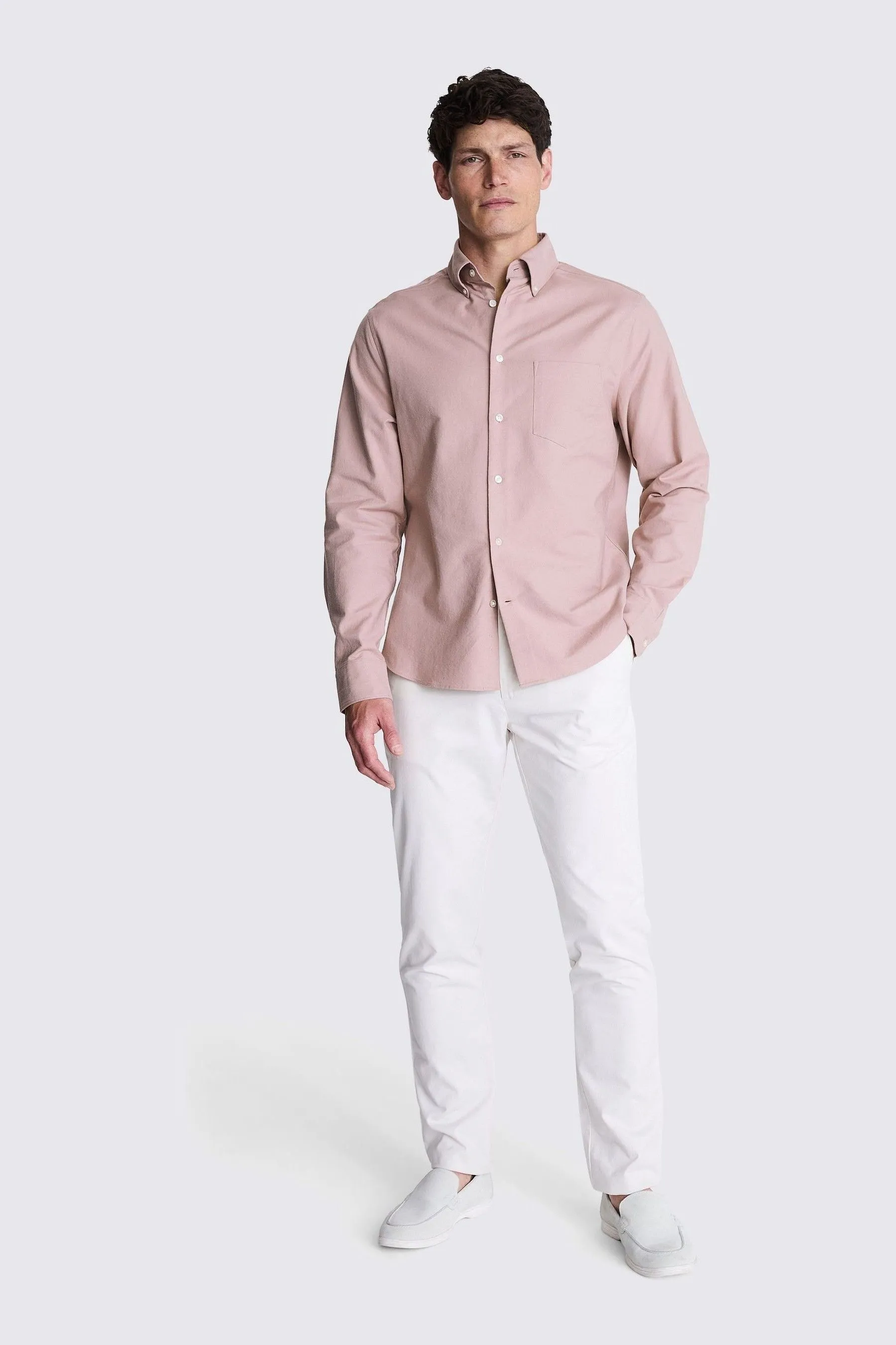 MOSS - Camicia con Oxford lavato