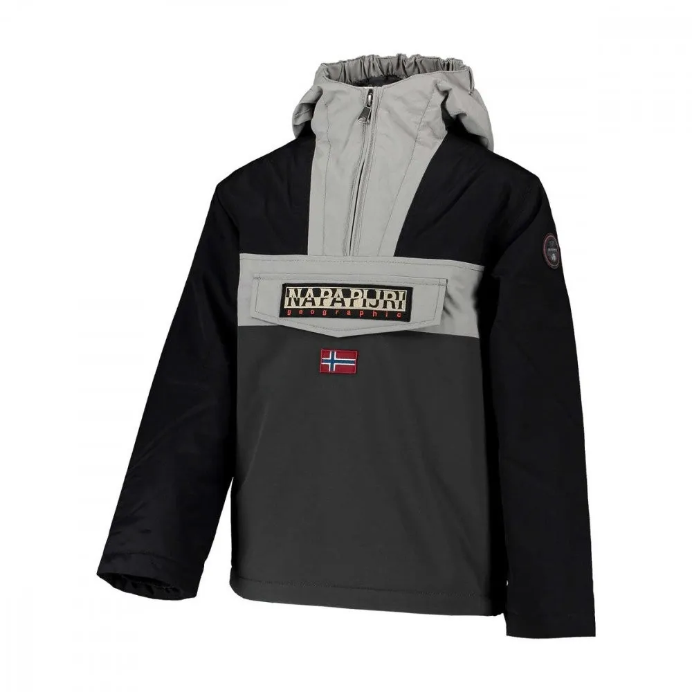 NAPAPIJRI - GIACCA RAINFOREST - BAMBINO - GRIGIO-NERO - 0Q1981