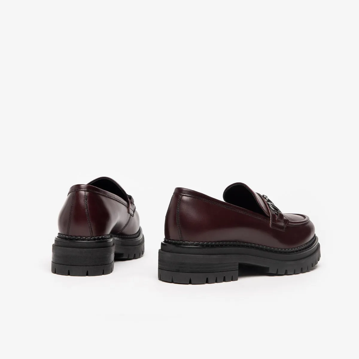 NERO GIARDINI I217715D-613 MOCASSINO MORSETTO BORDEAUX  