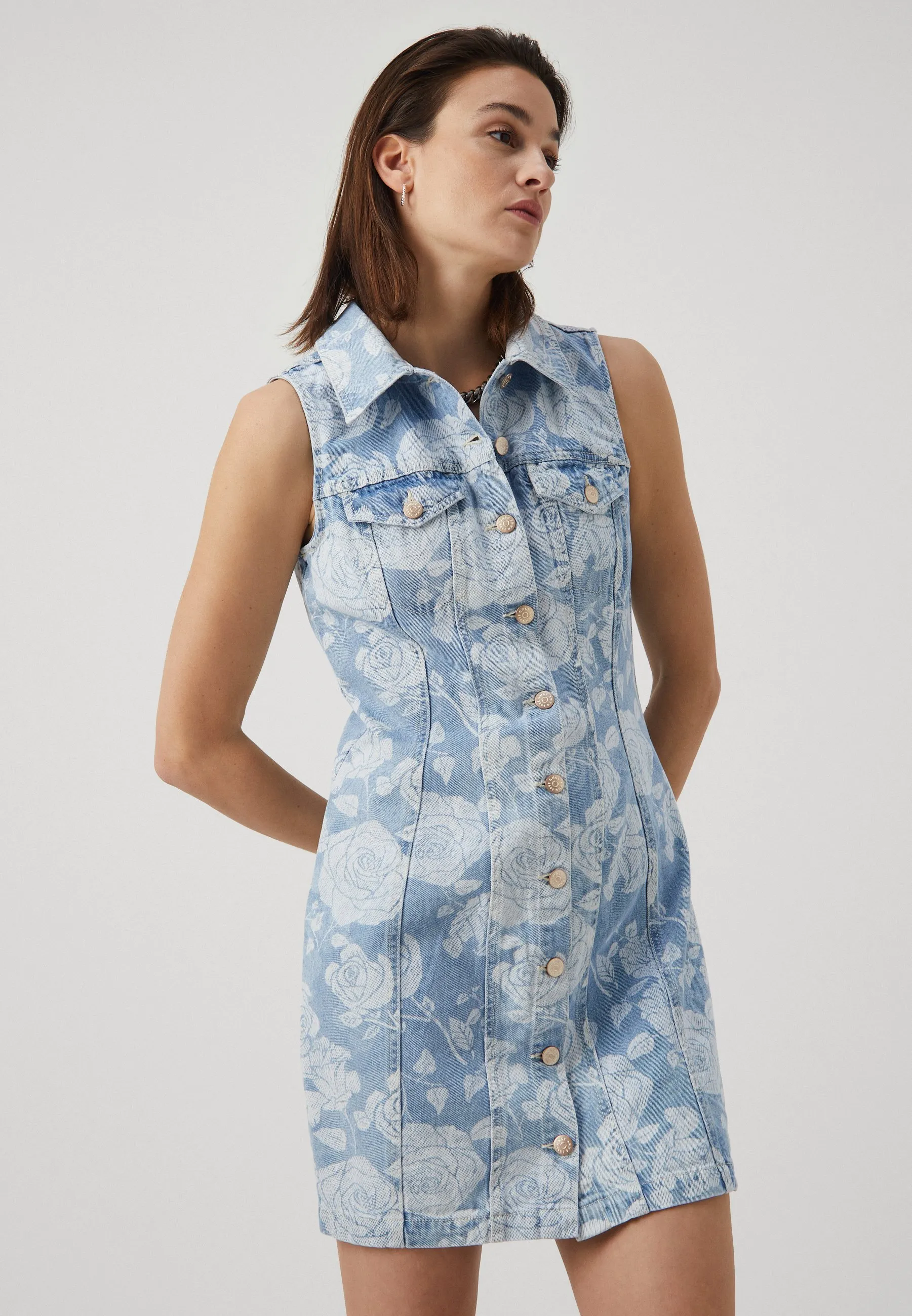 ONLZINDY DRESS - Vestito di jeans