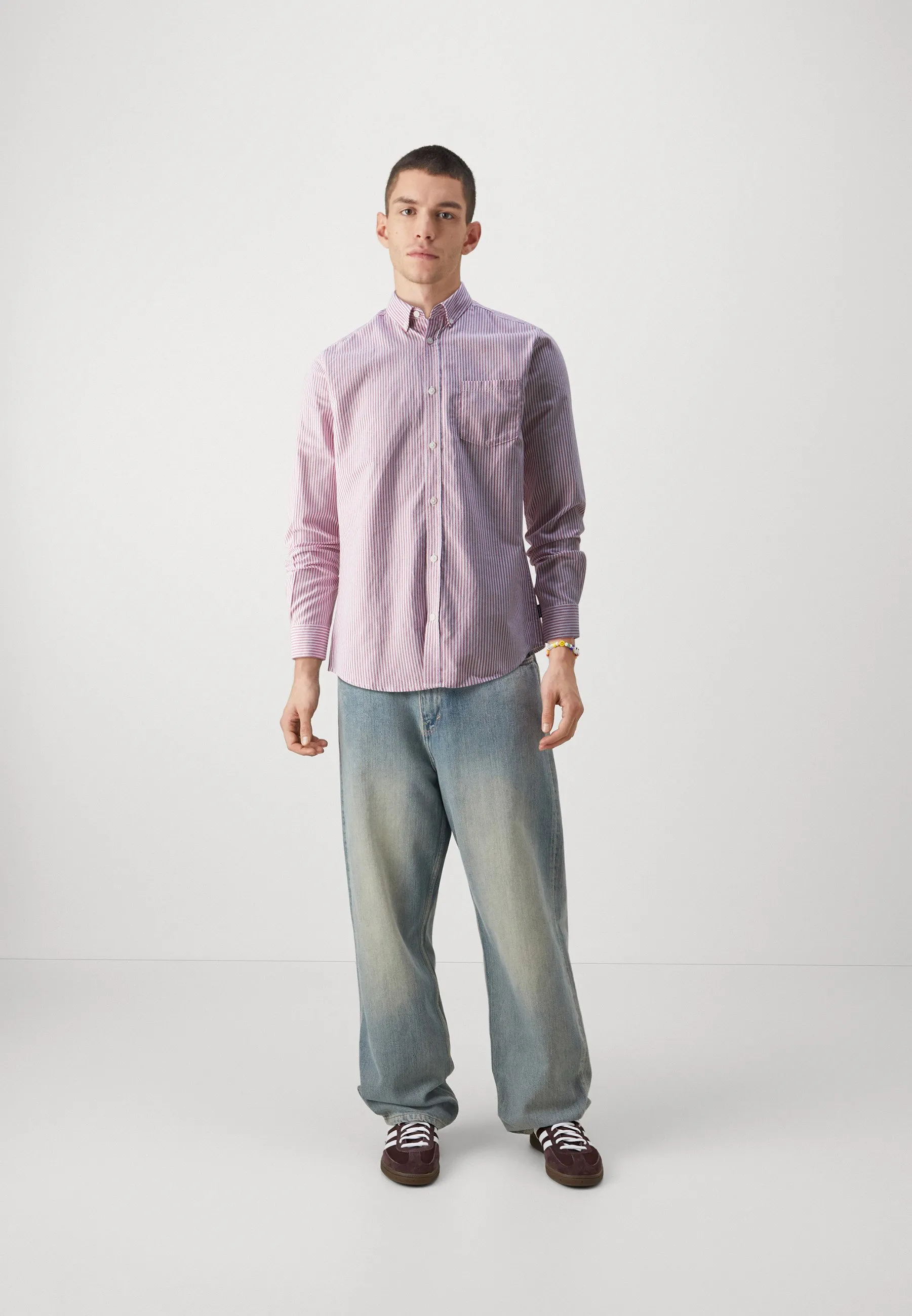 ONSREMY WASH STRIPE OXFORD  - Camicia