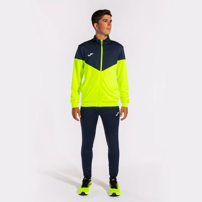 Oxford Tracksuit Fluor Yellow Navy