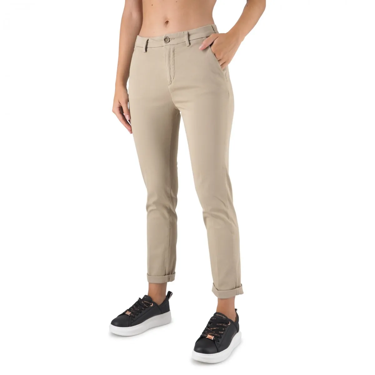 Pantalone Chino Briana Beige Oxford