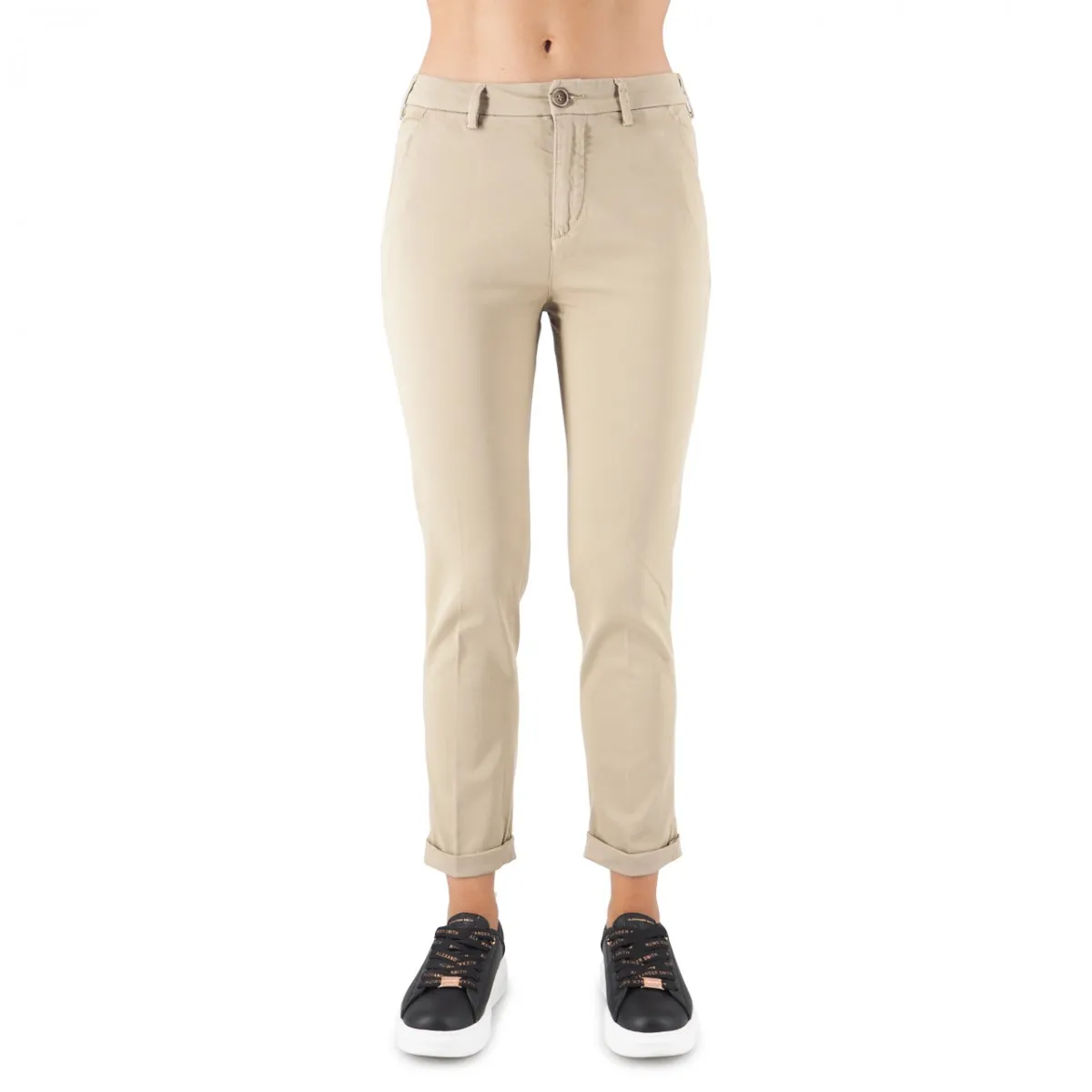 Pantalone Chino Briana Beige Oxford