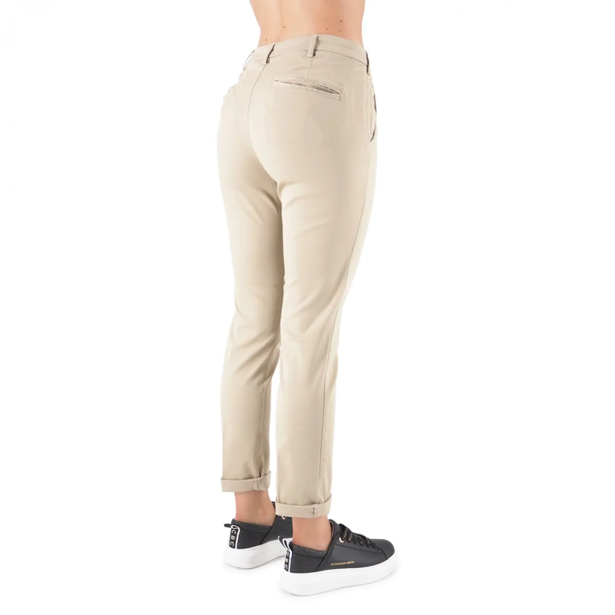 Pantalone Chino Briana Beige Oxford