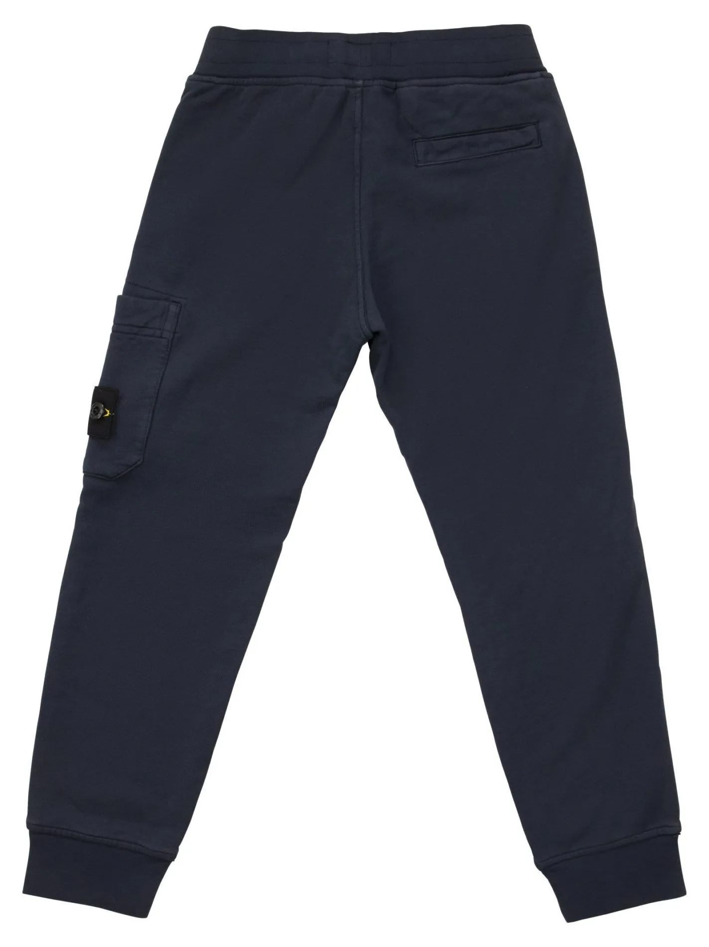 Pantalone tuta con tasca applicata sulla gamba e badge Stone Island