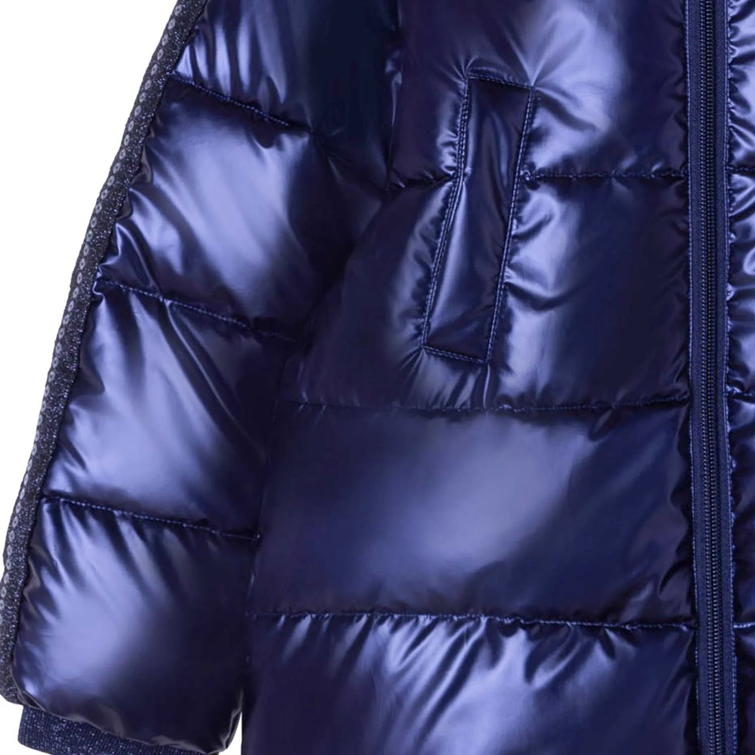 Piumino Blu Bimba E Bambina