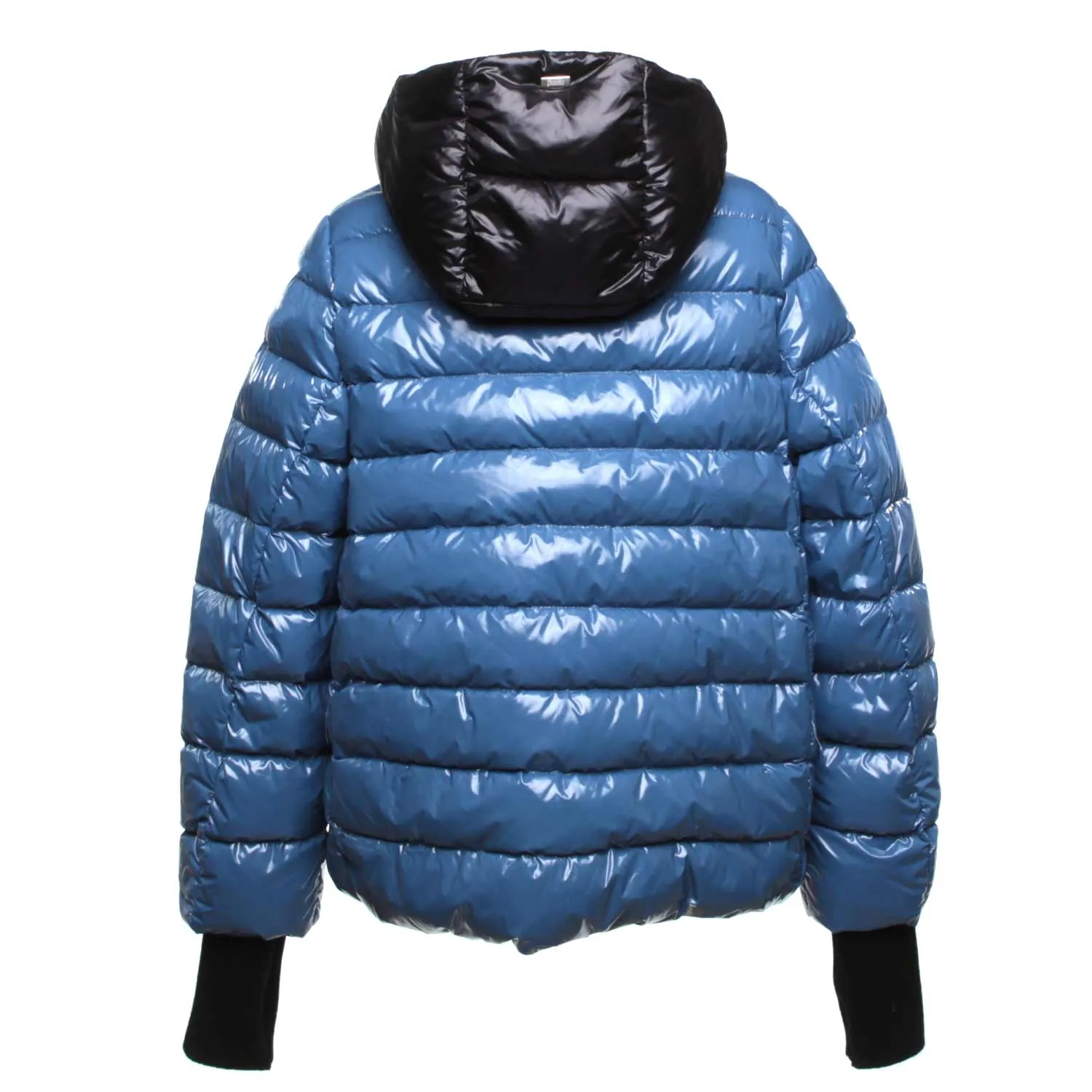 Piumino Blu Cappuccio Bambina Teen