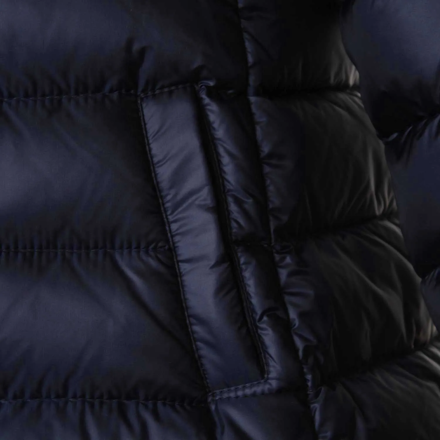 Piumino Lungo Baby Blu Navy