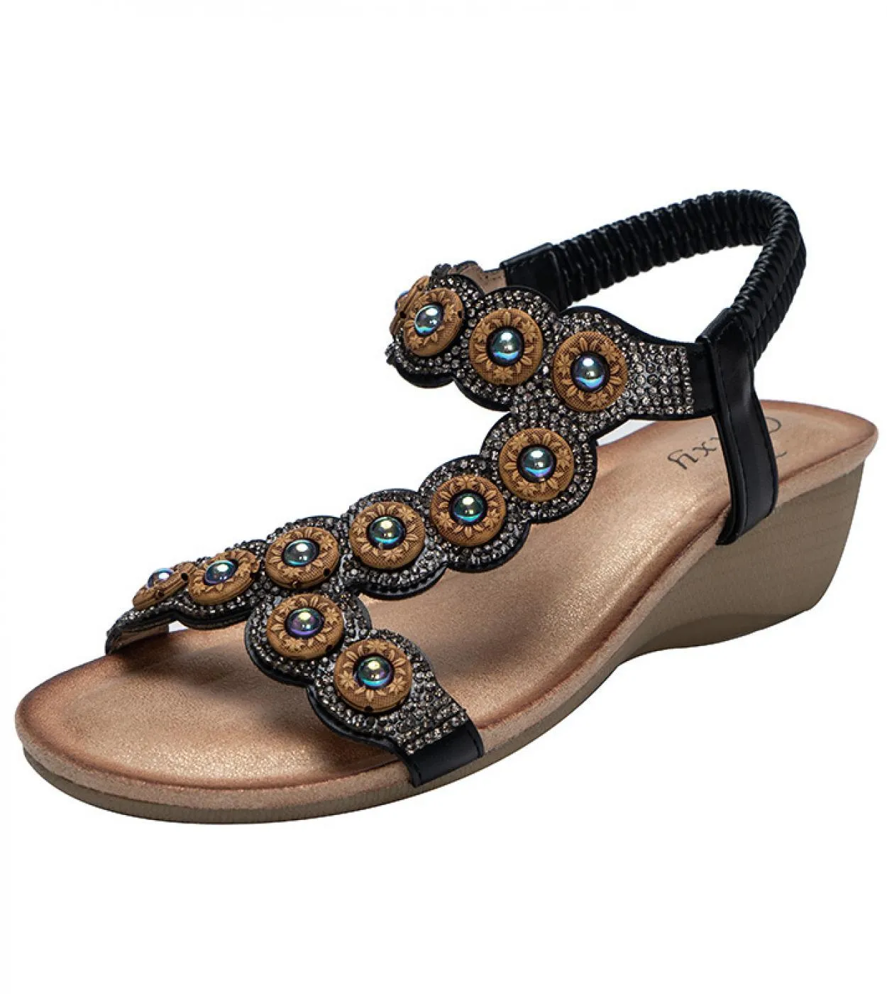 Platform Sandals Women Hollow Out Peep Toe Wedges Sandals High Heeled Shoes Zapatos Mujer Tacon Chaussures Femme  Women