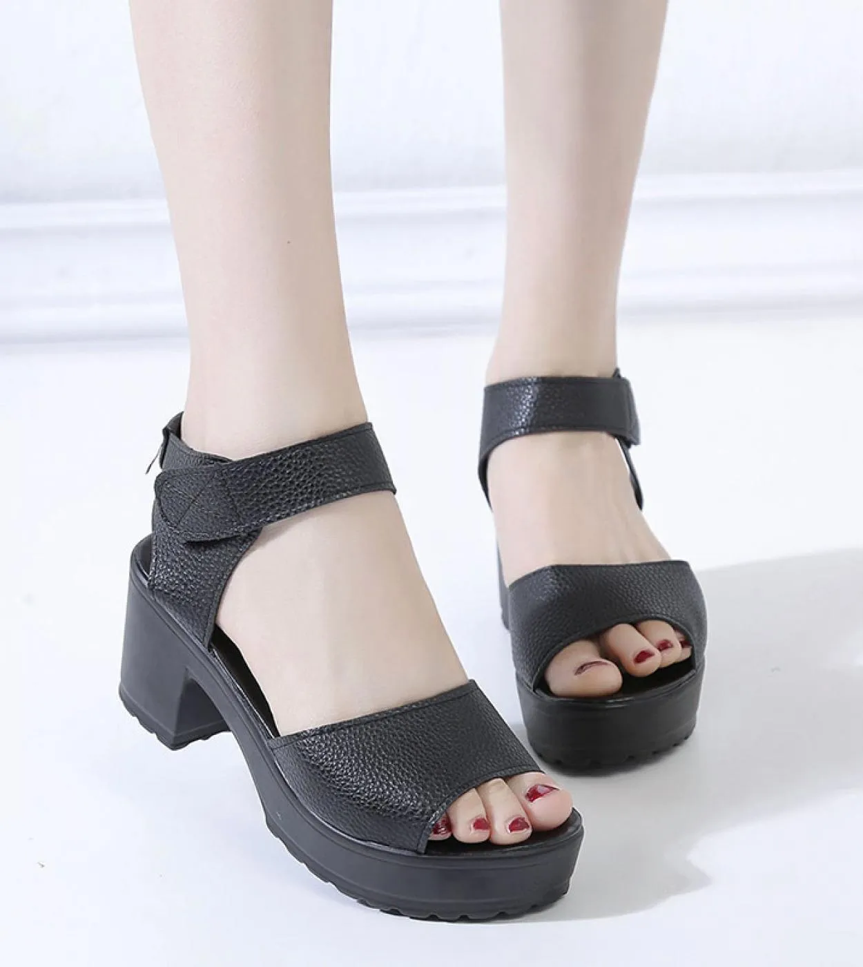 Platform White Sandals Women  Platform Heeled Sandals White  Shoes Woman 2023