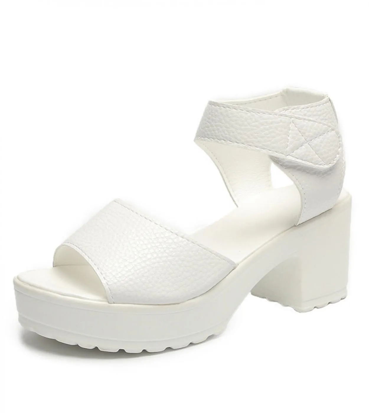 Platform White Sandals Women  Platform Heeled Sandals White  Shoes Woman 2023