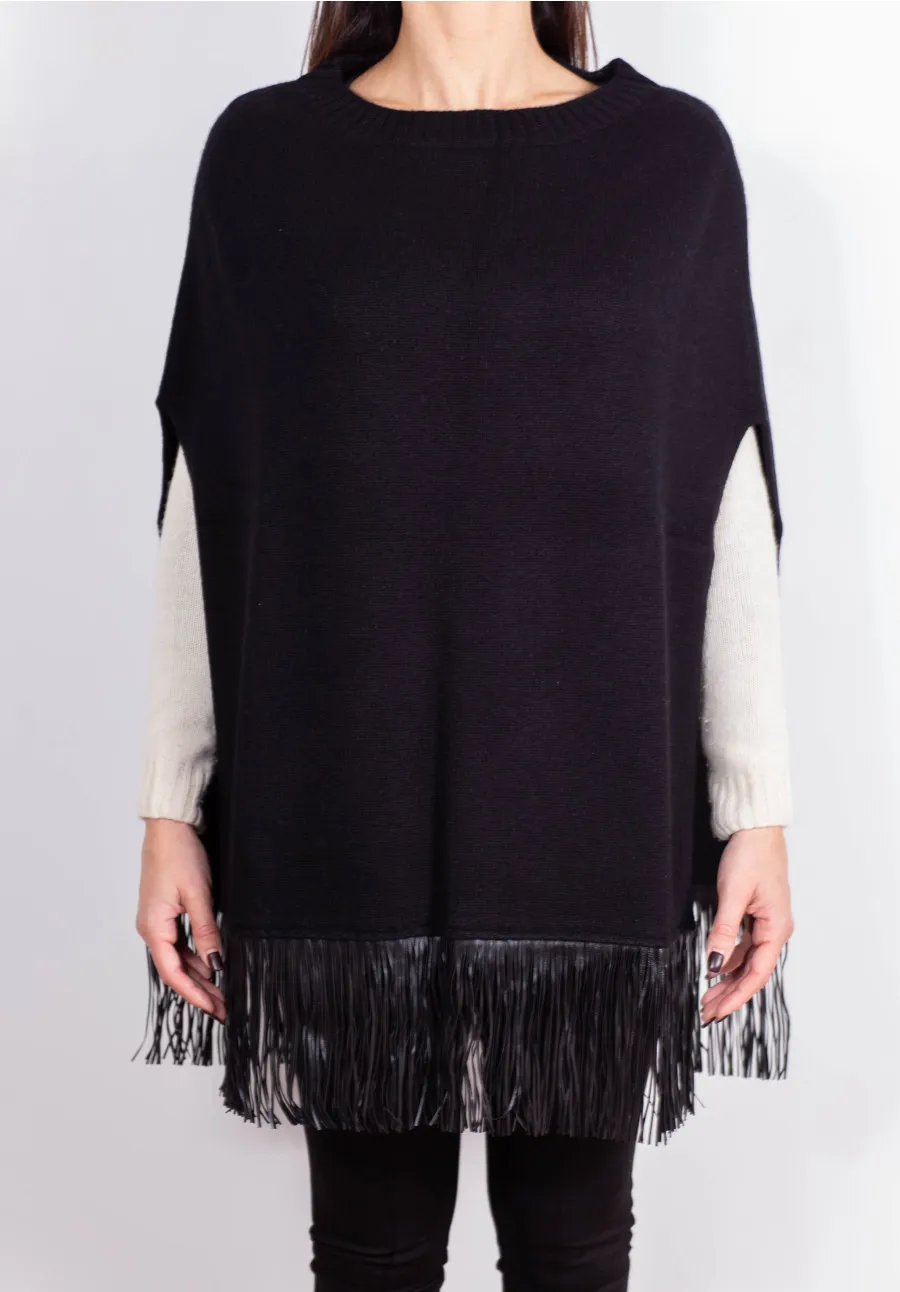 Poncho con Frange