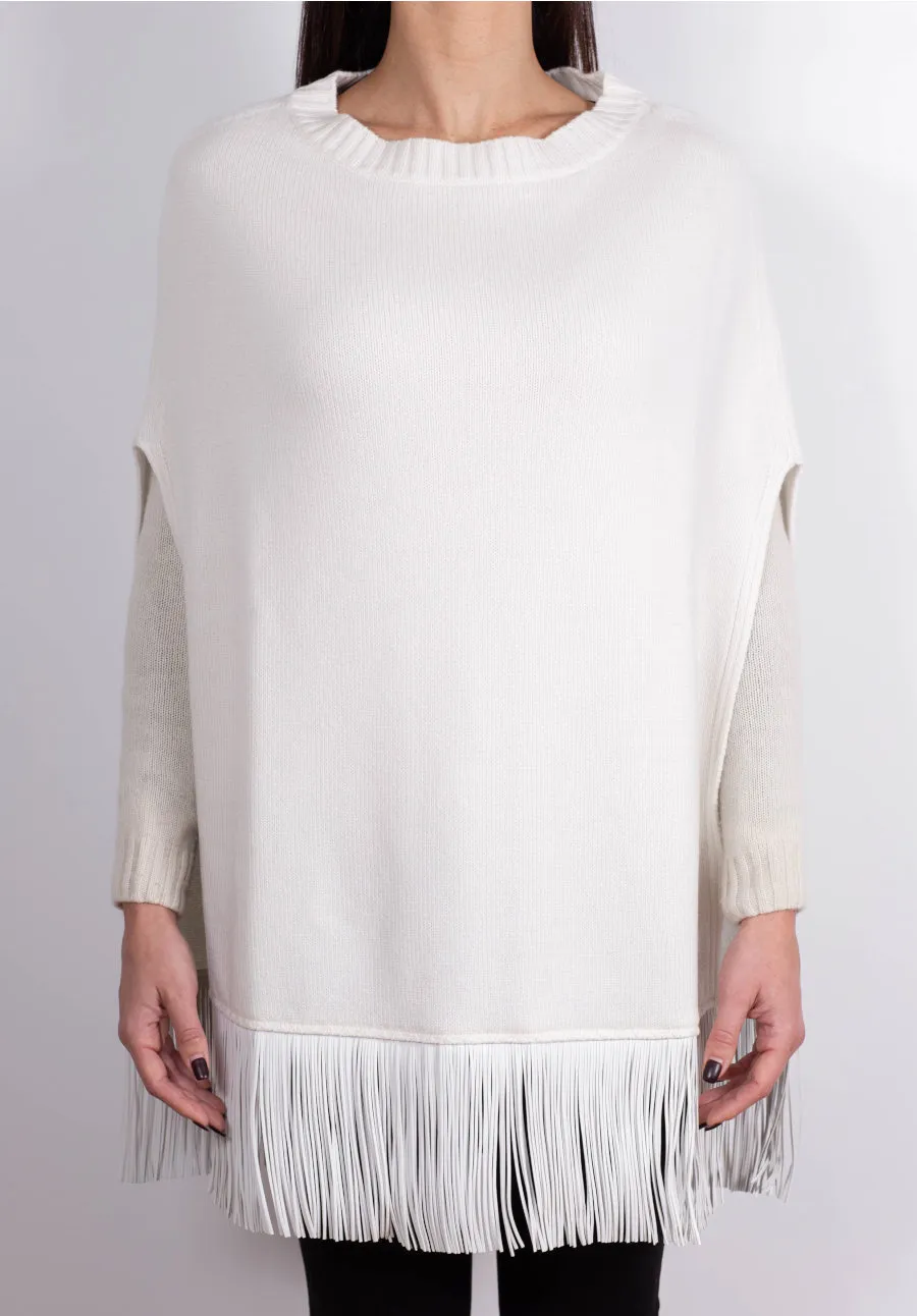 Poncho con Frange