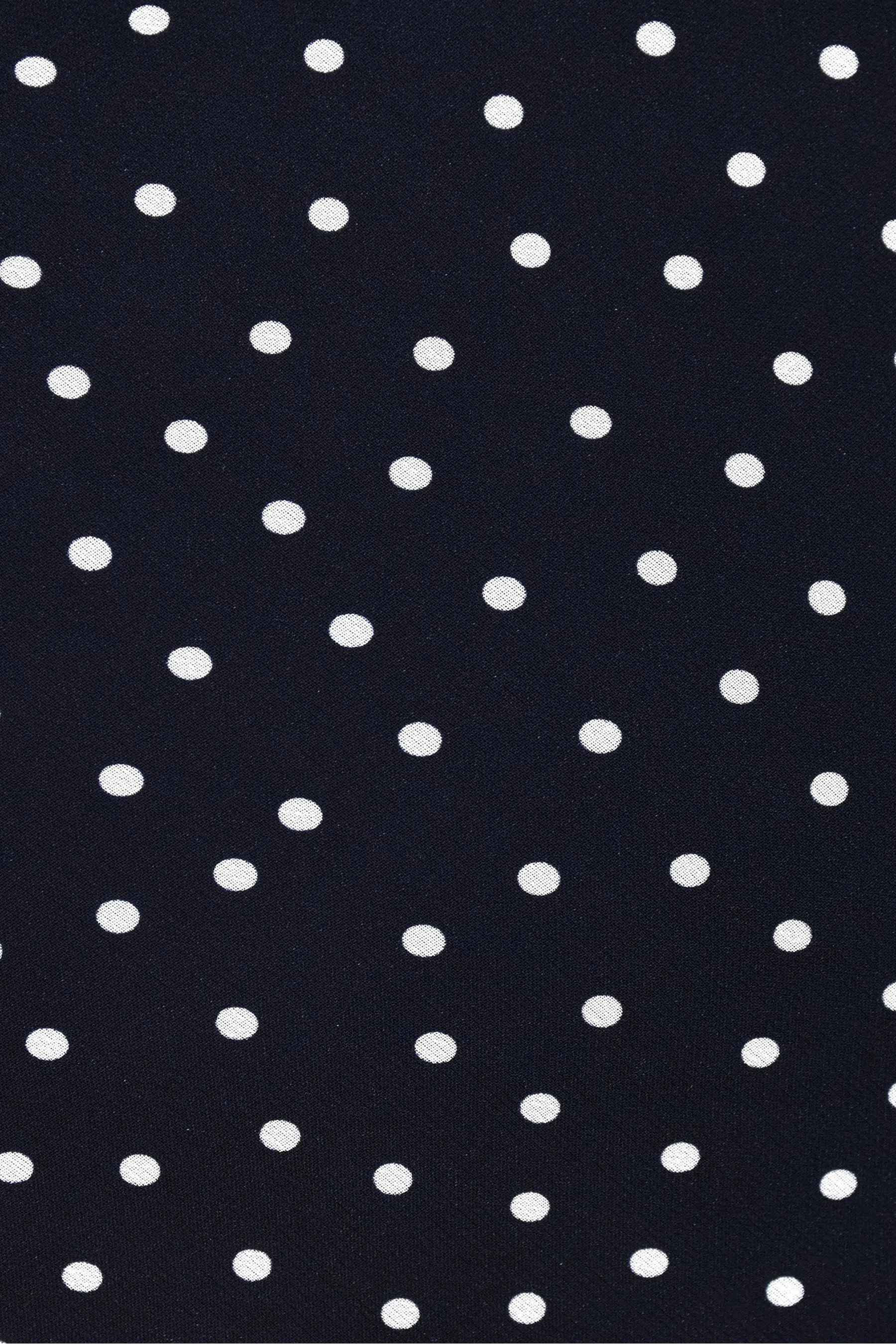 Ro&Zo Blue - Spot Print Sweetheart Neckline Midi Dress