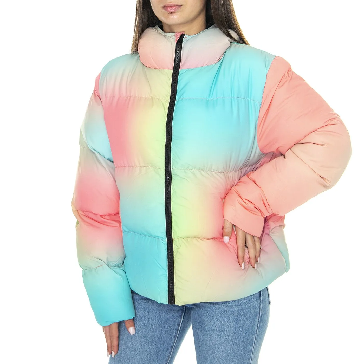 Santa Cruz Glow Quilted Jacket All Over Print - Giacca Donna Multicolore    