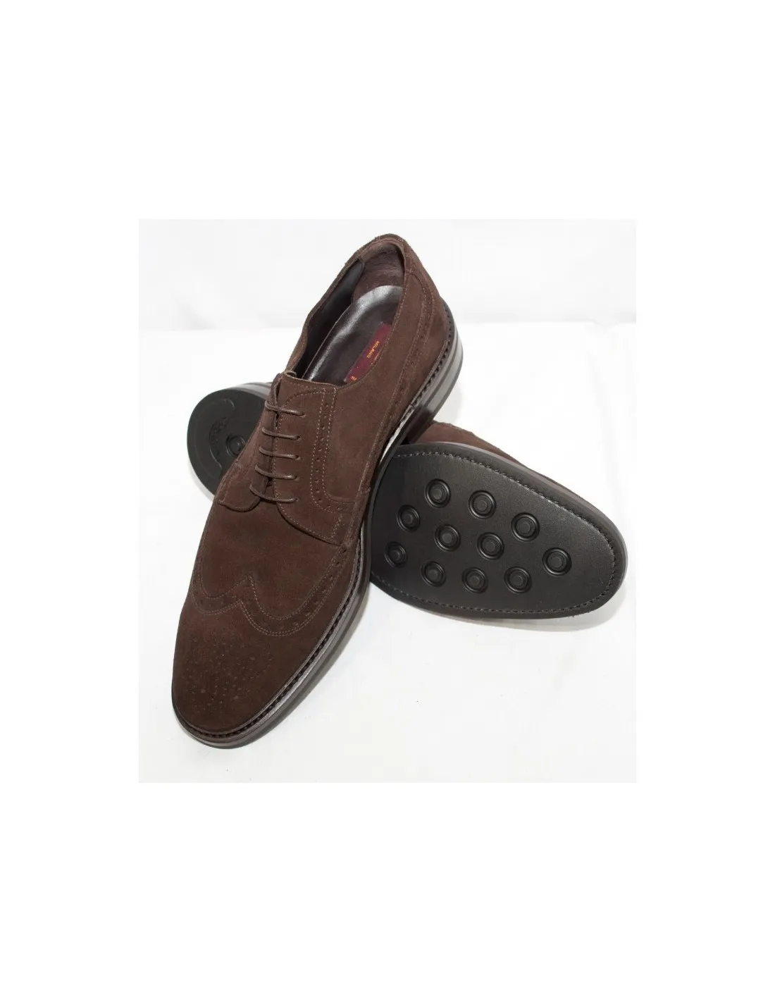Scarpa Derby Moro scamosciato  [ su misura ]