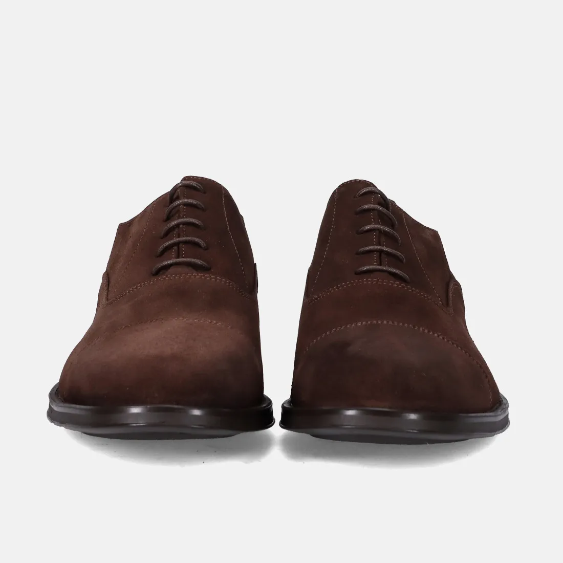 Scarpa Derby Sangiorgio in camoscio marrone