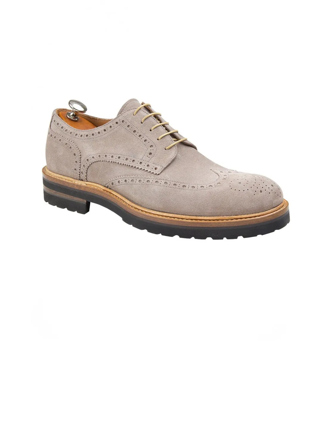 Scarpa derby scamosciato milkshake  [ su misura ]