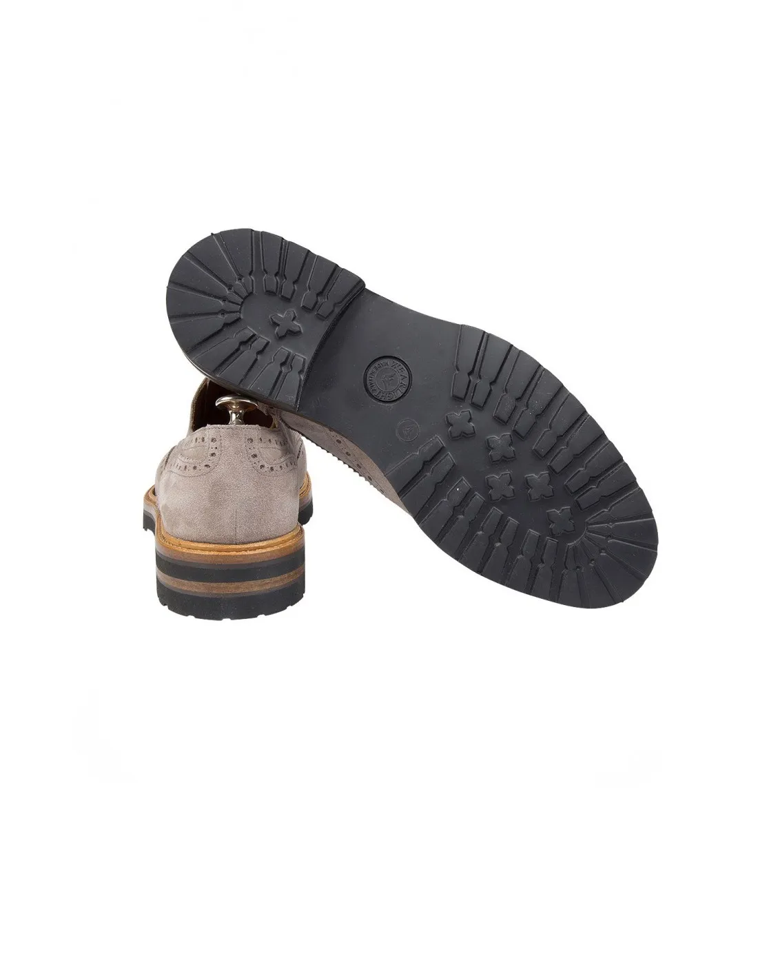 Scarpa derby scamosciato milkshake  [ su misura ]